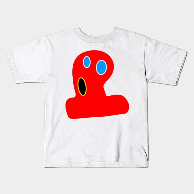 head Kids T-Shirt by Angel Rivas